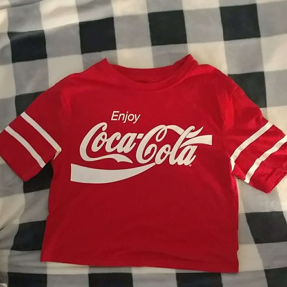 A Coca-Cola t-shirt